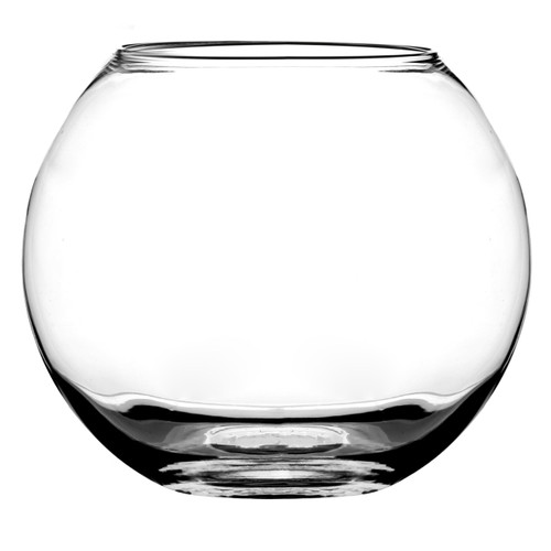 Round Glass Vase Fish Bowl