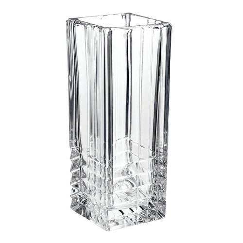 Bormioli Rocco Clear Heavy Glass Vase - Square