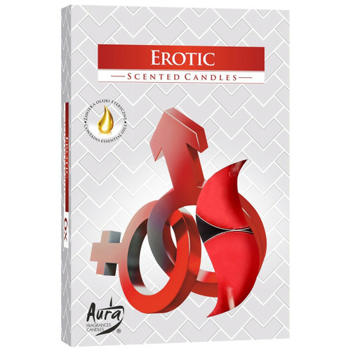 Set of 18 Erotic Scented Tea light Candles