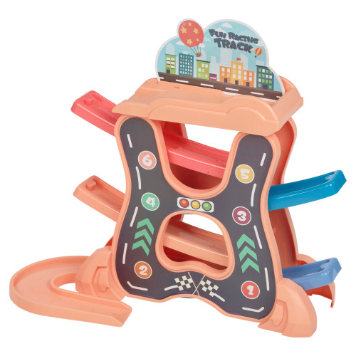 Kids Helter Skelter Race Track Toy Set (Age 3+)