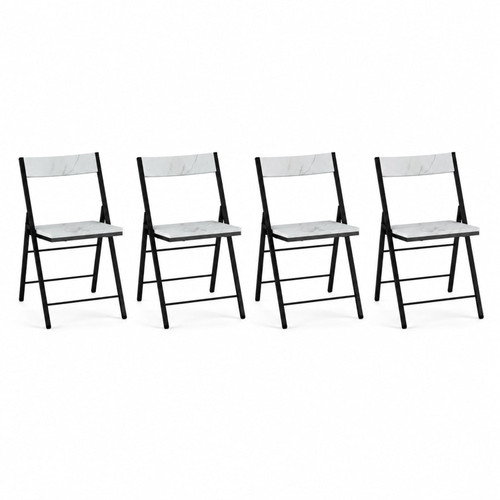 White Marble Set of 4