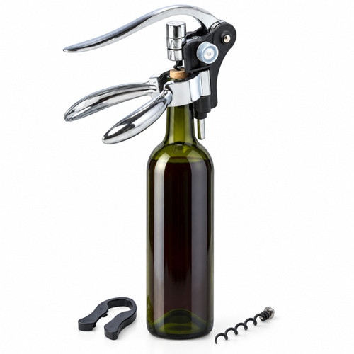 Lever Wine Corkscrew Foil Cutter Opener