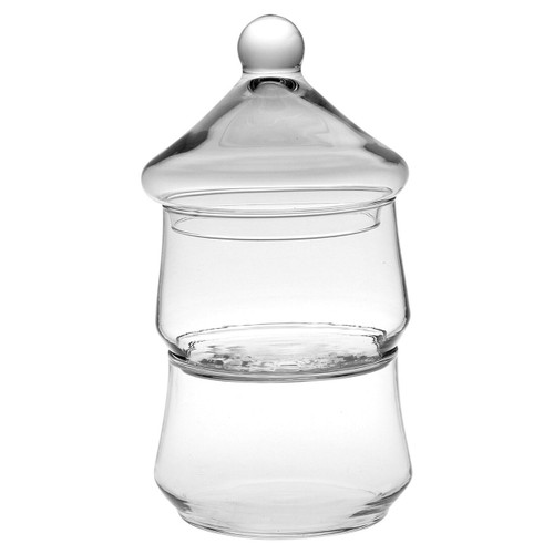 2 Tier Christmas Tree Candy  Bowl Jar with Lid