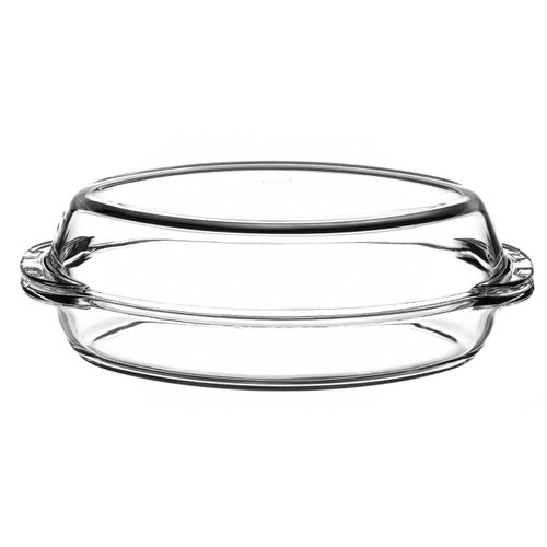 Pasabahce Oval Casserole With Lid