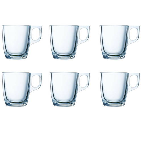 Set of 6 Luminarc Espresso Mug Tea Coffe 90ml