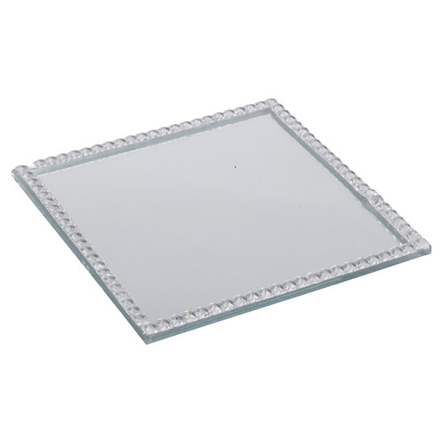 Square Glass Mirror Plate