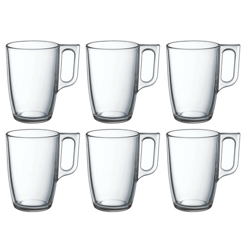 Set of 6 Luminarc Espresso Mug Tea Coffe 320ml