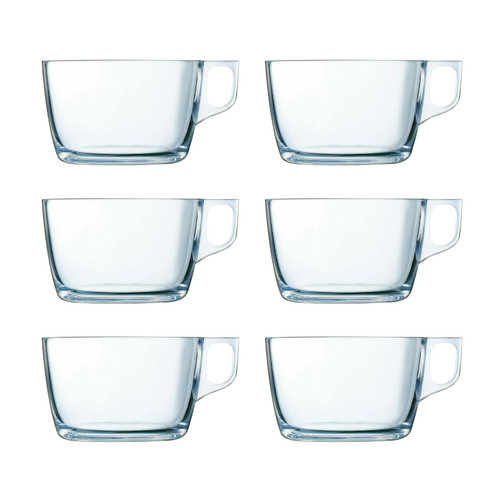 Set of 6 Luminarc Espresso Mug Tea Coffee 500ml