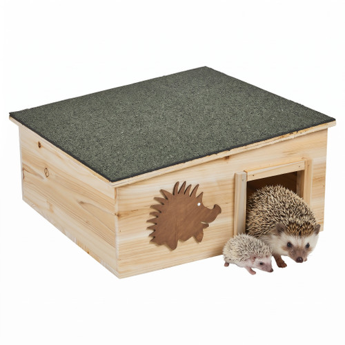Wooden Hedgehog House