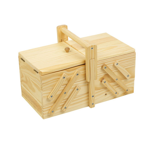 3-Tier Wooden Sewing Box