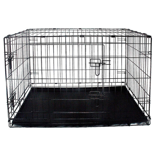 36" Foldable Metal Dog Cage Carrier