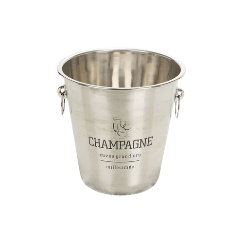 22cm Champagne Bucket - Stainless Steel
