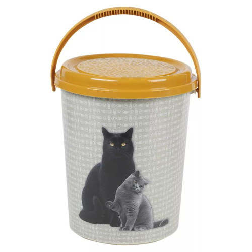 11L Pet Food Container - Cat Design