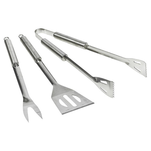 3 Pcs Stainless Steel BBQ Tool Set