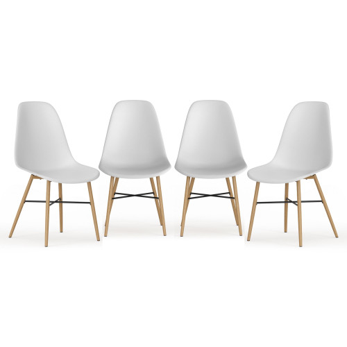 White Set of 4