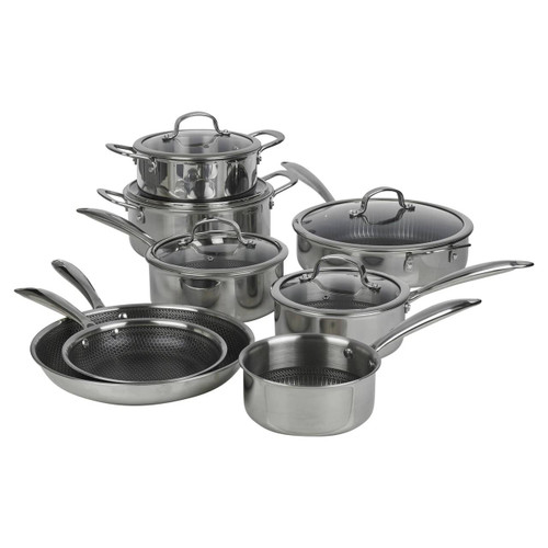 8 Piece Stainless Steel Non Stick Induction Cookware Set