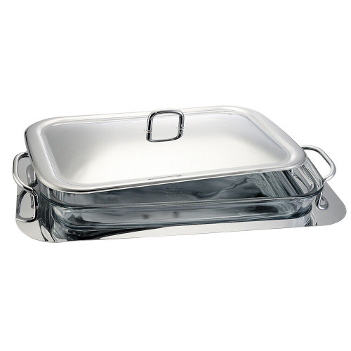 Berlinger Haus 3L 2 in 1 Rectangle Stainless Steel Serving Tray