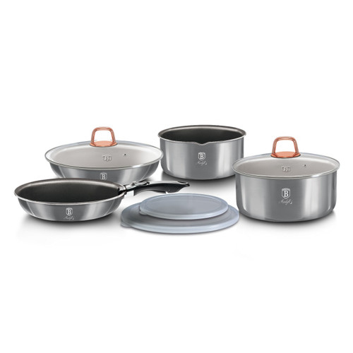 Berlinger Haus 9pc Moonlight Cookware Pot Pans Set