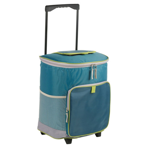 28L Insulated Cooler Storage Bag On Wheels With Handle