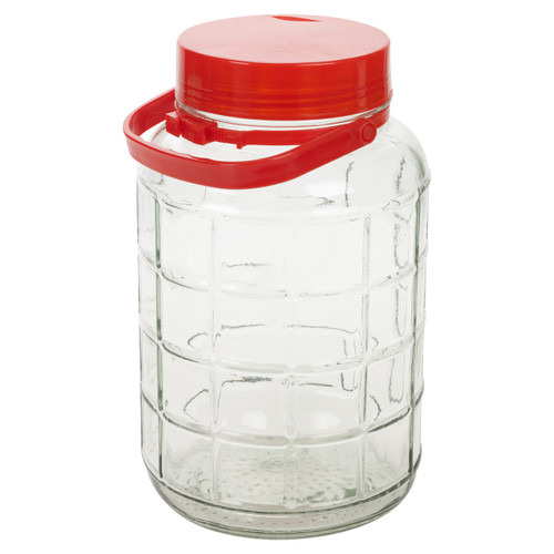 5L Large Glass Preserving Jar With Carry Handle