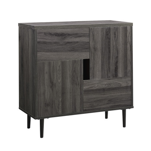 Modern 30" Accent Cupboard with 2 Doors
