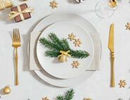 Christmas tableware