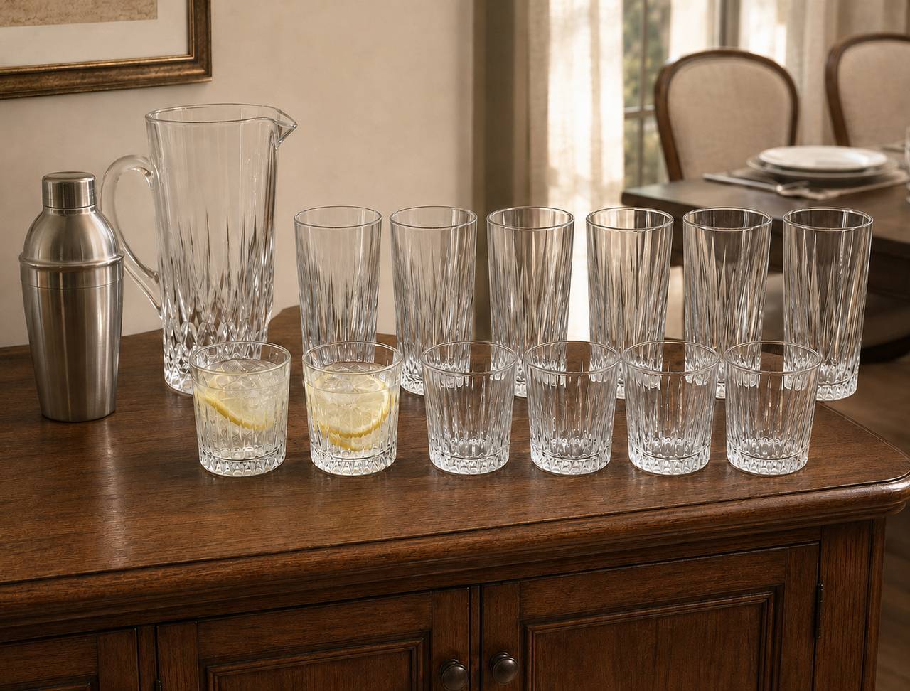 Barware, Glassware & Serveware