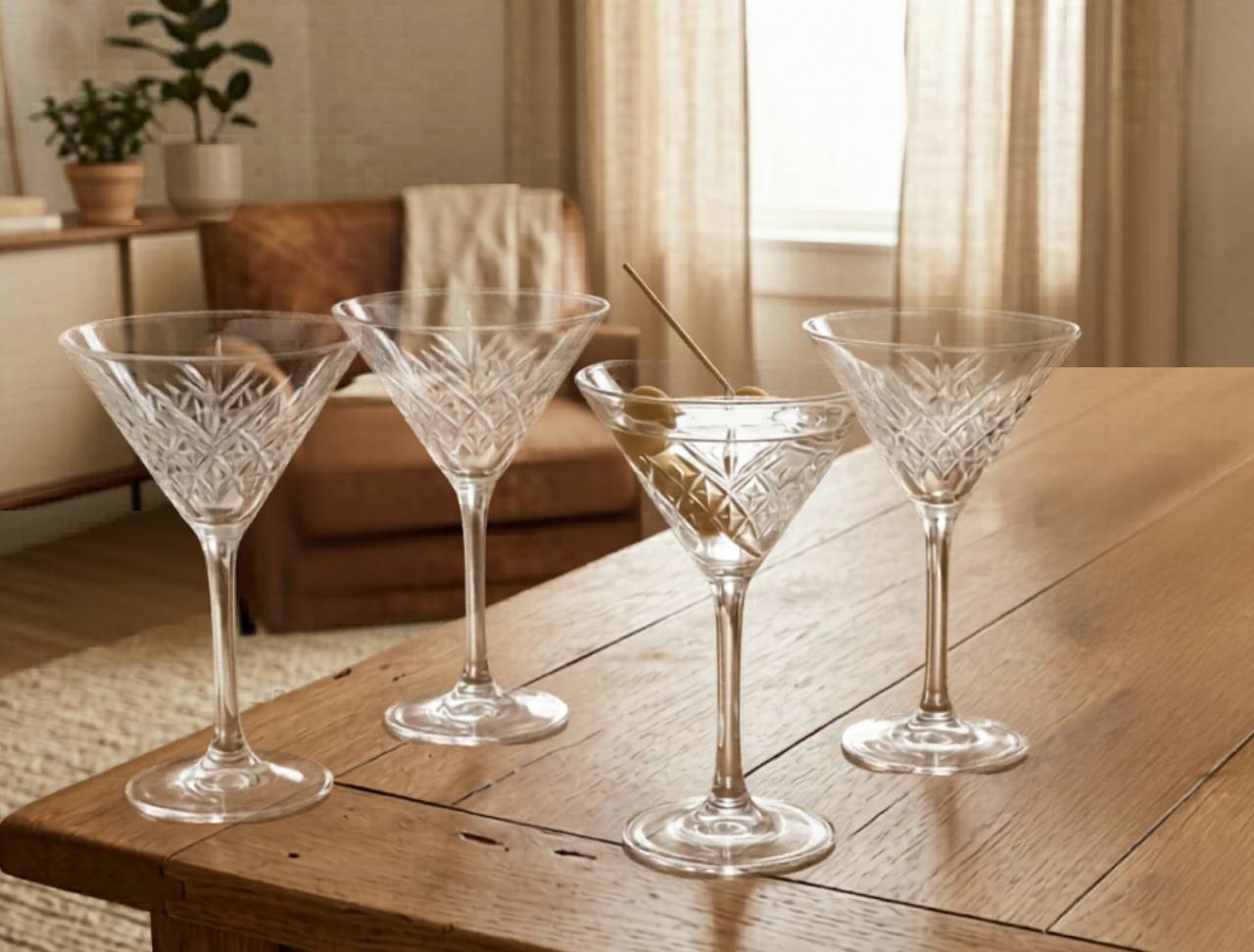 Cocktails & Martini Glasses