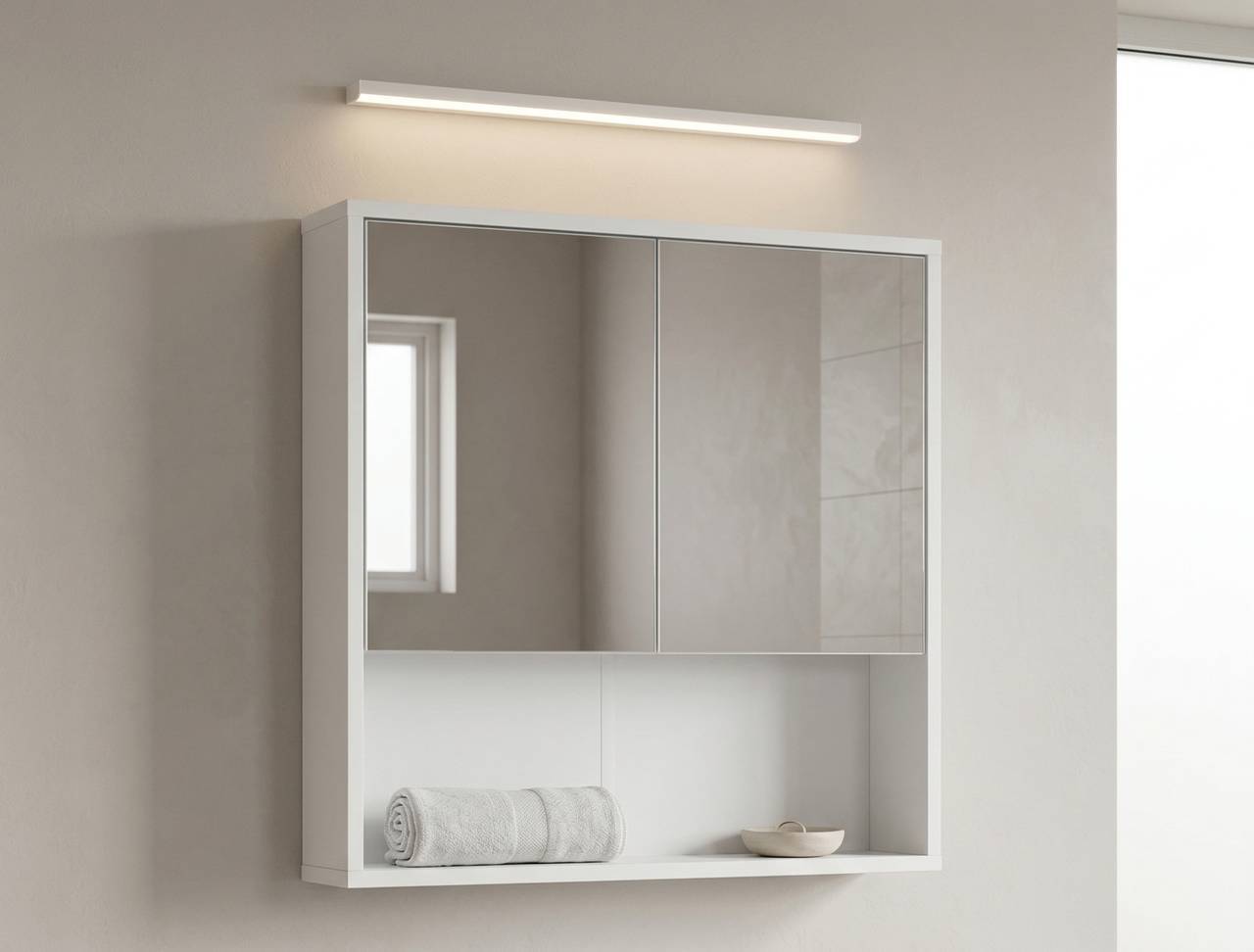 Mirrored Cabinets