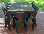 Garden dining chairs
