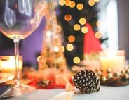 Christmas table decoration