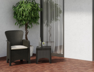 Outdoor armchair