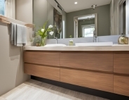 Bathroom under sink cabinets