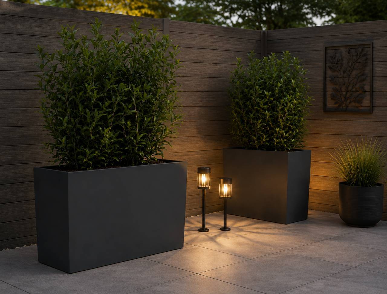 Garden Décor, Lighting & Planters