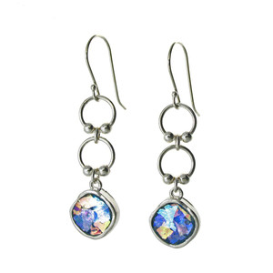 Our Most Popular Roman Glass Dangle Earrings Our Most Popular Roman Glass Dangle Earrings