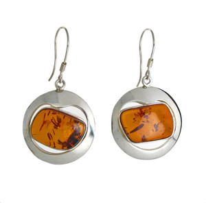 Golden Amber Drop Earrings Golden Amber Drop Earrings