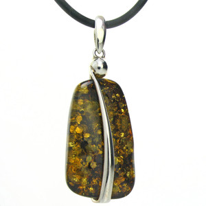 Designer Deep Golden Amber Pendant Designer Deep Golden Amber Pendant