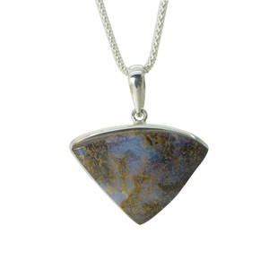Australian Boulder Opal Pendant - 30ct Australian Boulder Opal Pendant - 30ct