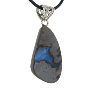 Beautiful Seam of Blue Boulder Opal Beautiful Seam of Blue Boulder Opal