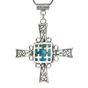 The Jerusalem Cross in Roman Glass The Jerusalem Cross in Roman Glass