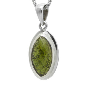 A Larger Marquise Cut  Moldavite A Larger Marquise Cut  Moldavite