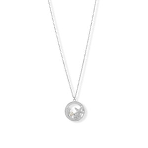16 + 2 Sea Creature and Cultured Freshwater Pearl Necklace 16 + 2 Sea Creature and Cultured Freshwater Pearl Necklace