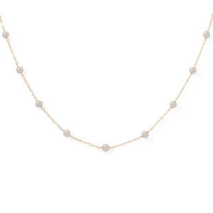 16 Gold Filled 9 Cultured Freshwater Pearl Necklace 16 Gold Filled 9 Cultured Freshwater Pearl Necklace