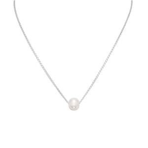 16 + 2 Floating Cultured Freshwater Pearl Necklace 16 + 2 Floating Cultured Freshwater Pearl Necklace