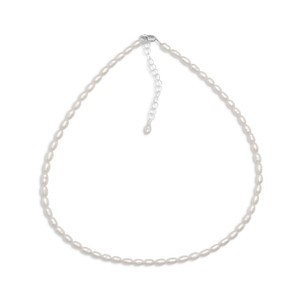 13 + 2 Cultured Freshwater Rice Pearl Necklace 13 + 2 Cultured Freshwater Rice Pearl Necklace