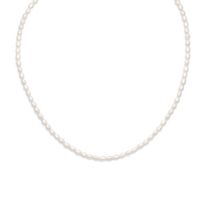 13+2 14/20 Gold Filled Cultured Freshwater Rice Pearl Necklace 13+2 14/20 Gold Filled Cultured Freshwater Rice Pearl Necklace