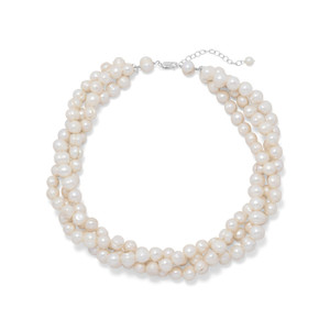 18+2 Multistrand Cultured Freshwater Pearl Necklace 18+2 Multistrand Cultured Freshwater Pearl Necklace