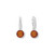 Round Baltic Amber Lever Earrings Round Baltic Amber Lever Earrings