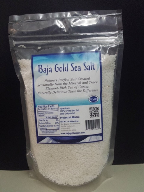 Baja Gold Sea Salt 1 lb Bag