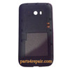 Back Cover without Wireless Charging Coil for Nokia Lumia 822 -Black